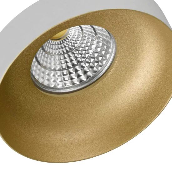 SPOT DA INCASSO Ø 9 CM GU10 BIANCO-ORO IP20 2