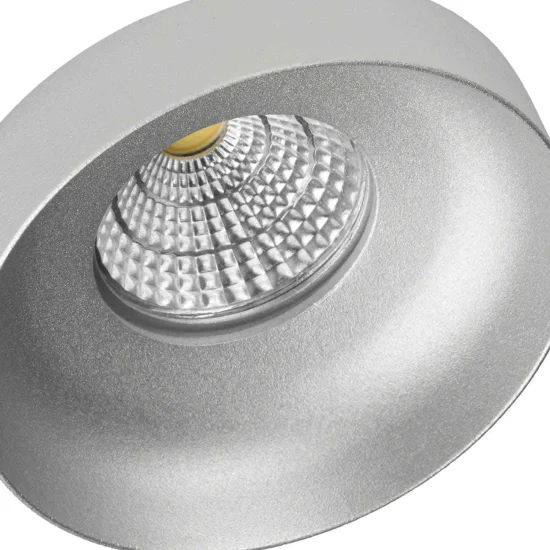 SPOT DA INCASSO Ø 9 CM GU10 BIANCO-ARGENTO IP20 2