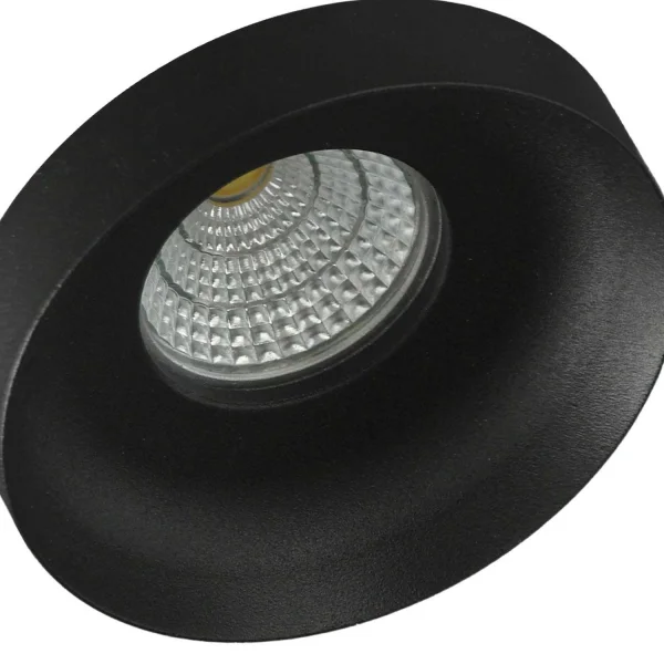 SPOT DA INCASSO Ø 9 CM GU10 NERO IP20