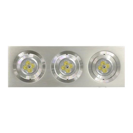 INCASSATO 3L NICOLE ALLUMINIO GU10