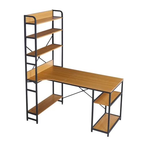 TAVOLO DA SCRIVANIA CON RIPIANI COLORE ROVERE SWINDON