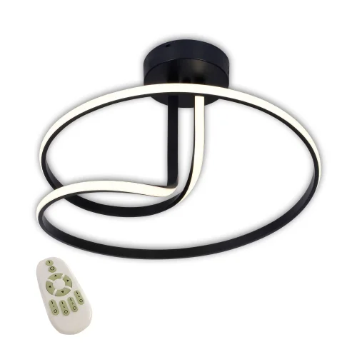 LAMPADA DA SOFFITTO LED 47W 4000K DIMMERABILE NERO OLIMPO