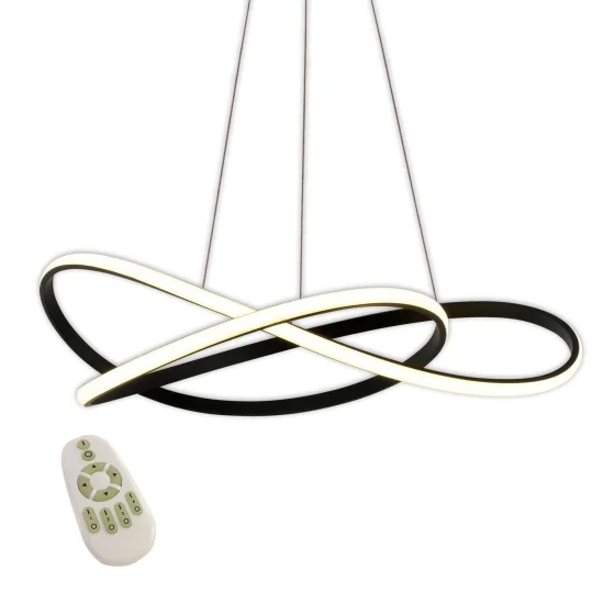 LAMPADA DA SOFFITTO LED 60W 4000K REGOLABILE NERO OLIMPO