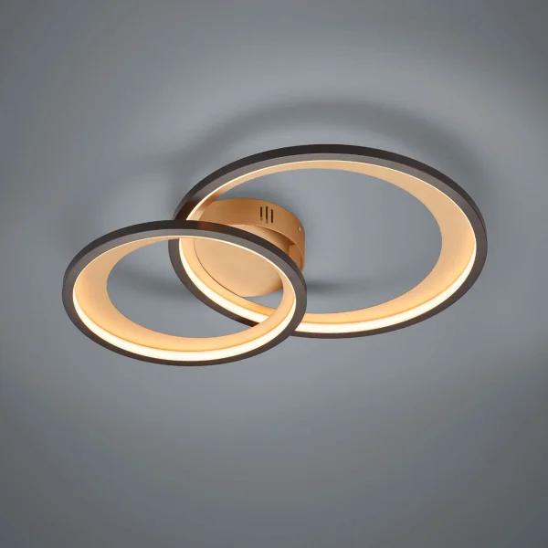 PLAFÓN DE TECHO LED 29 W 3000K NEGRO BURGESS