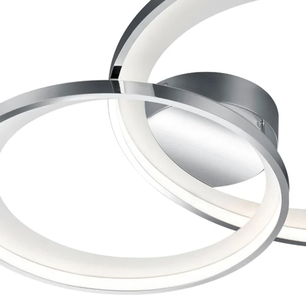 PLAFÓN DE TECHO LED 36 W 3000K CROMO BURGESS