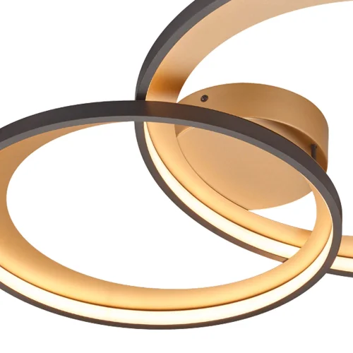 PLAFÓN DE TECHO LED 36 W 3000K NEGRO BURGESS