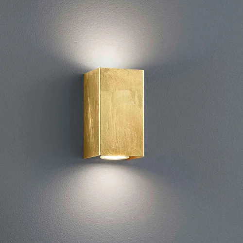 APLIQUE DE PARED 2 LUCES GU10 DORADO 8 CM LEIRE APLIQUE DE PARED 2 LUCES GU10 DORADO 8 CM LEIRE