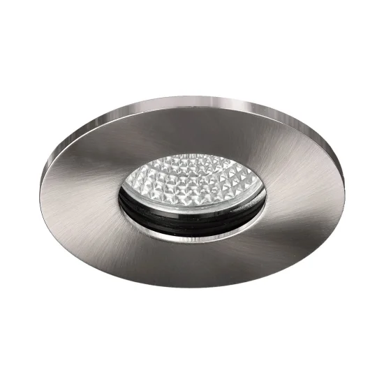 FARETTO DA INCASSO Ø 8,5 CM GU10 NICHEL SATINATO IP54