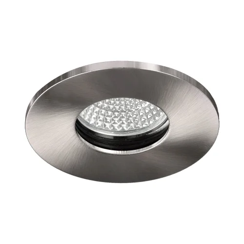 FARETTO DA INCASSO Ø 8,5 CM GU10 NICHEL SATINATO IP54