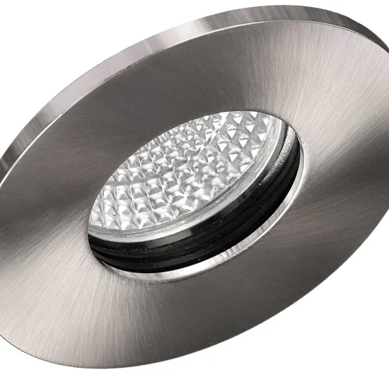 FARETTO DA INCASSO Ø 8,5 CM GU10 NICHEL SATINATO IP54 2