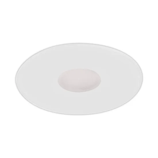 FARETTO DA INCASSO PIATTO IN METACRILATO BIANCO OPACO IP20