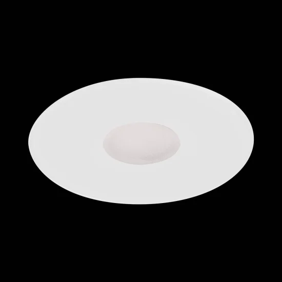 FARETTO DA INCASSO PIATTO IN METACRILATO BIANCO OPACO IP20 2