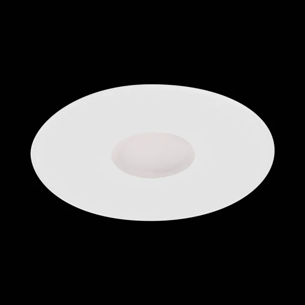 FARETTO DA INCASSO PIATTO IN METACRILATO BIANCO OPACO IP20