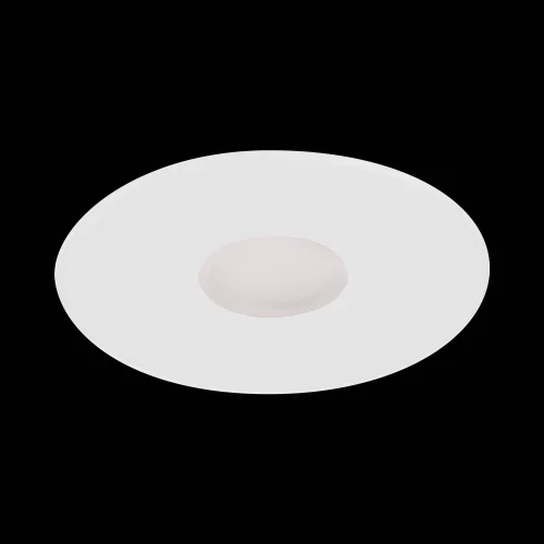 FARETTO DA INCASSO PIATTO IN METACRILATO BIANCO OPACO IP20