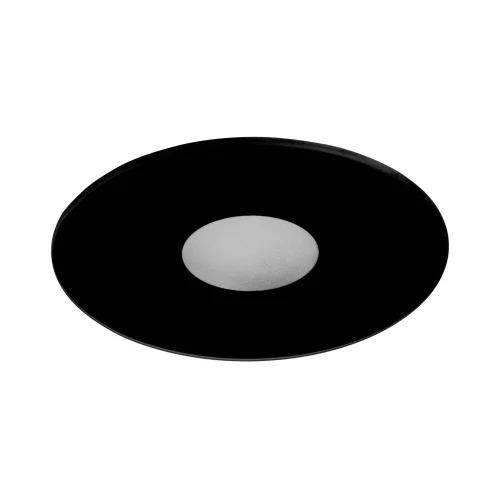 FARETTO DA INCASSO IN METACRILATO PIATTO NERO LUCIDO IP20