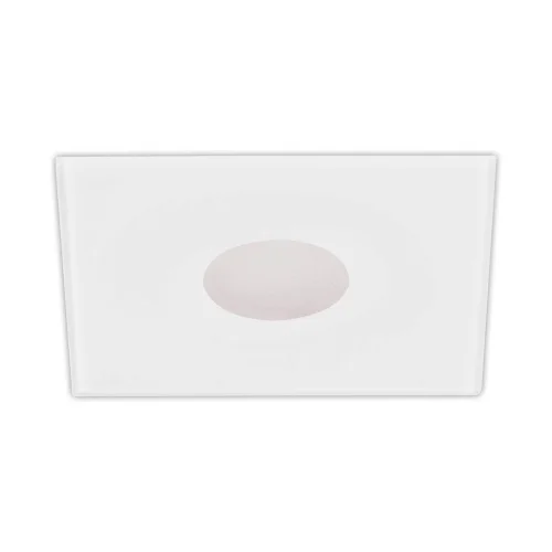 FARETTO DA INCASSO QUADRATO IN VETRO CIECO BIANCO LUMINOSITÀ IP20