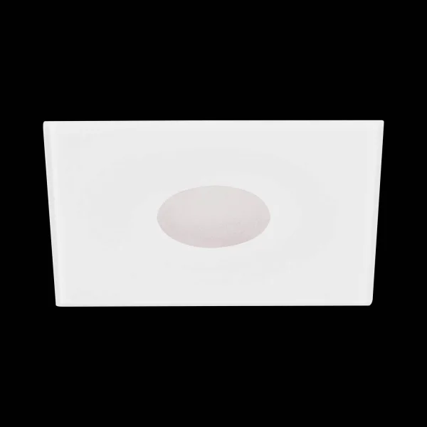 FARETTO DA INCASSO QUADRATO IN VETRO CIECO BIANCO LUMINOSITÀ IP20