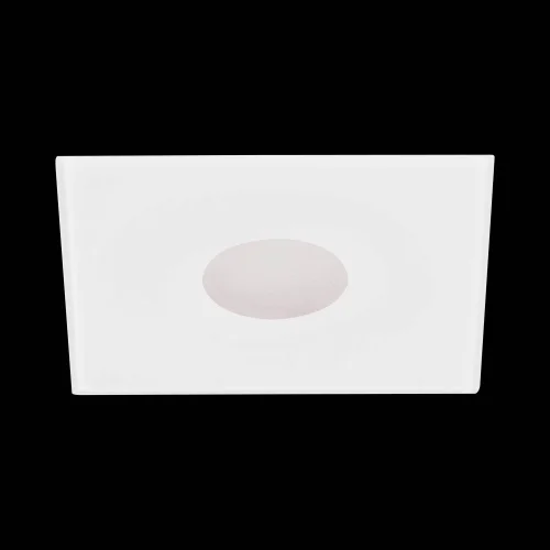 FARETTO DA INCASSO QUADRATO IN VETRO CIECO BIANCO LUMINOSITÀ IP20