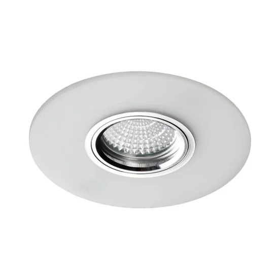 FARETTO DA INCASSO IN METACRILATO REVERSIBILE BIANCO OPACO/LUMINOSO GU10