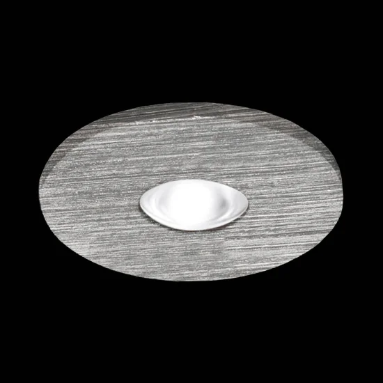 FOCO EMPOTRABLE LED REDONDO ALUMINIO 3W 6000K 2