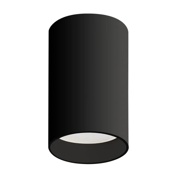 PROIETTORE DI SUPERFICIE CILINDRO 8 CM GU10 NERO