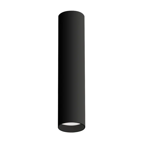 PROIETTORE DI SUPERFICIE CILINDRO 25 CM GU10 NERO