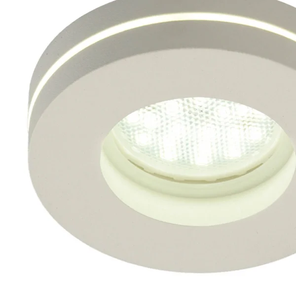 INCASSO MECCANIZZATO CON LUCE LATERALE ROTONDA BIANCO GU10