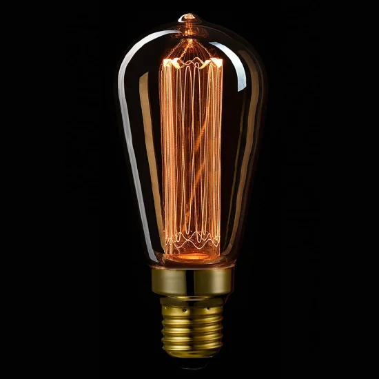 LAMPADINA LED FILAMENTO ST64 E27 4W 2000K Ø6,4 CM 2
