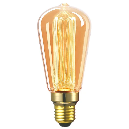 LAMPADINA LED FILAMENTO ST64 E27 4W 2000K Ø6,4 CM