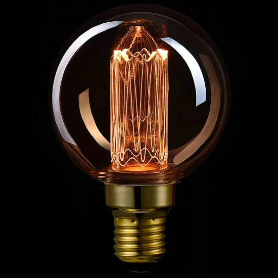 LAMPADINA A FILAMENTO LED G95 E27 4W 2000K Ø9,5 CM 2
