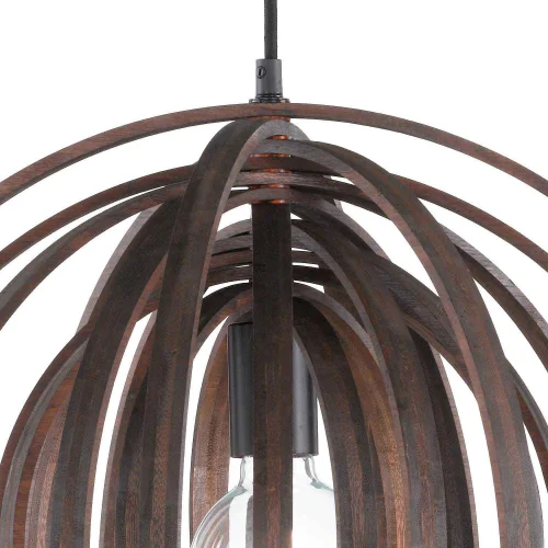 LAMPADA DA SOFFITTO GUIM LEGNO MARRONE LAMPADA DA SOFFITTO GUIM LEGNO MARRONE