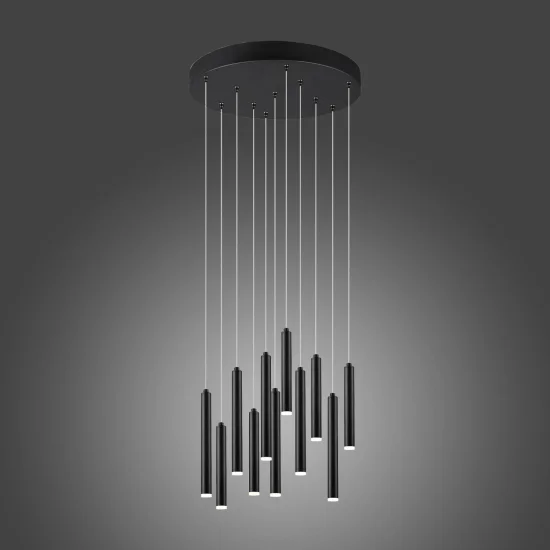 LÁMPARA SMD LED 11X2,5 W 3000K BASE CIRCULAR NEGRO CYLINDER 2