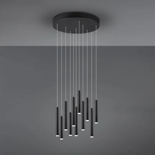 LÁMPARA SMD LED 11X2,5 W 3000K BASE CIRCULAR NEGRO CYLINDER