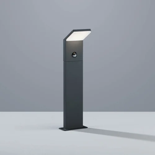 FARO LED ESTERNO 9 W 3000K ANTRACITE CON SENSORE IP54 50 CM CROCUS FARO LED ESTERNO 9 W 3000K ANTRACITE CON SENSORE IP54 50 CM CROCUS