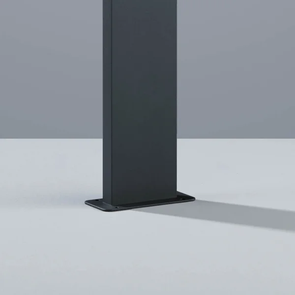 FARO LED ESTERNO 9 W 3000K ANTRACITE CON SENSORE IP54 50 CM CROCUS