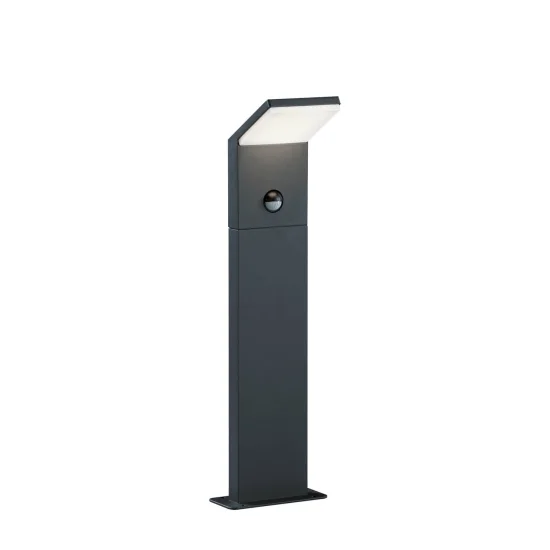 FARO LED ESTERNO 9 W 3000K ANTRACITE CON SENSORE IP54 50 CM CROCUS