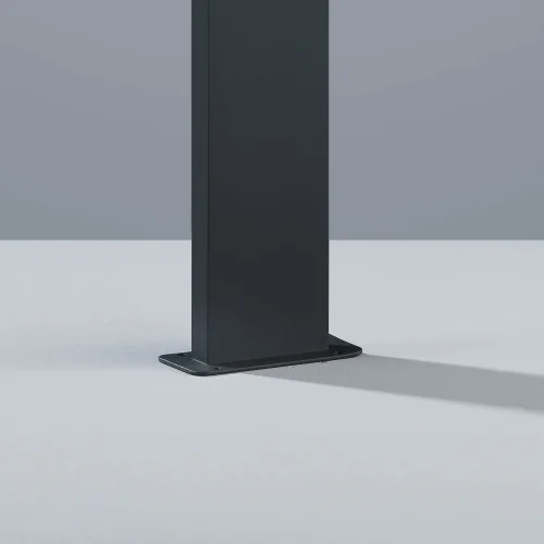 FARO LED ESTERNO 9 W 3000K ANTRACITE IP54 100 CM CROCUS