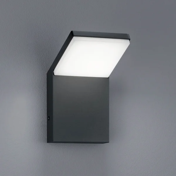 LAMPADA DA PARETE ESTERNA LED 9 W 3000K ANTRACITE IP54 CROCUS