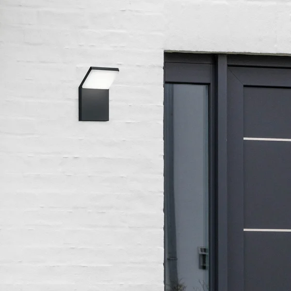 LAMPADA DA PARETE ESTERNA LED 9 W 3000K ANTRACITE IP54 CROCUS