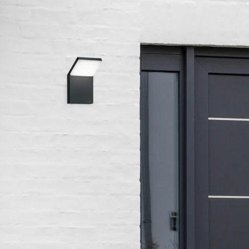 LAMPADA DA PARETE ESTERNA LED 9 W 3000K ANTRACITE IP54 CROCUS
