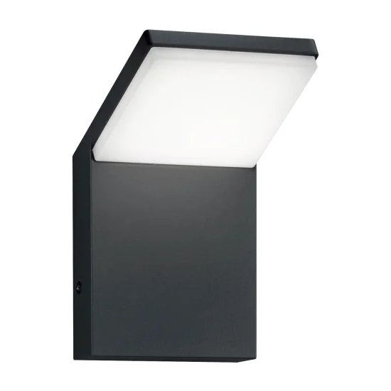 LAMPADA DA PARETE ESTERNA LED 9 W 3000K ANTRACITE IP54 CROCUS