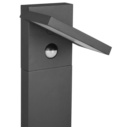 BALIZA EXTERIOR LED 8 W 3000K ANTRACITA C/SENSOR IP54 100 CM BROMELIA