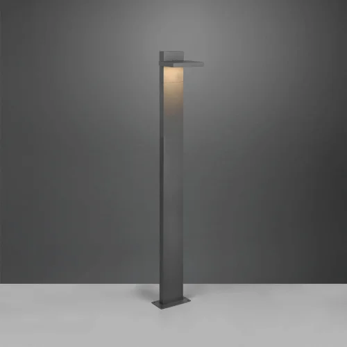 BALIZA EXTERIOR LED 8 W 3000K ANTRACITA IP54 100 CM BROMELIA