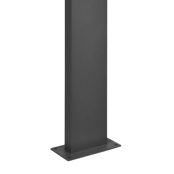 BALIZA EXTERIOR LED 8 W 3000K ANTRACITA IP54 100 CM BROMELIA