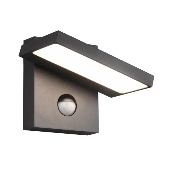 APLIQUE EXTERIOR LED 8 W 3000K ANTRACITA C/SENSOR IP54 BROMELIA APLIQUE EXTERIOR LED 8 W 3000K ANTRACITA C/SENSOR IP54 BROMELIA