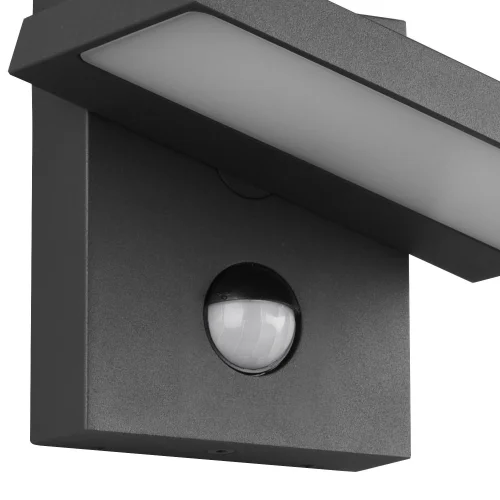 APLIQUE EXTERIOR LED 8 W 3000K ANTRACITA C/SENSOR IP54 BROMELIA APLIQUE EXTERIOR LED 8 W 3000K ANTRACITA C/SENSOR IP54 BROMELIA