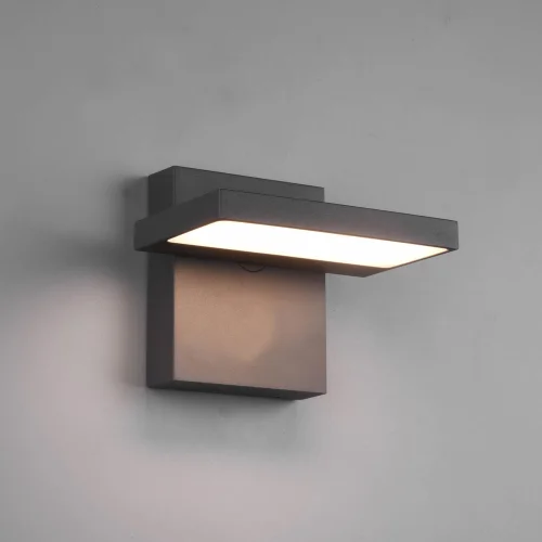 APLIQUE EXTERIOR LED 8 W 3000K ANTRACITA IP54 BROMELIA