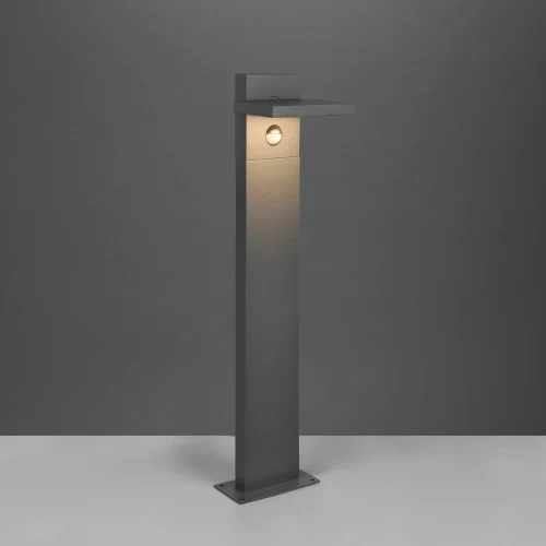 BALIZA EXTERIOR LED 8 W 3000K ANTRACITA C/SENSOR IP54 50 CM BROMELIA