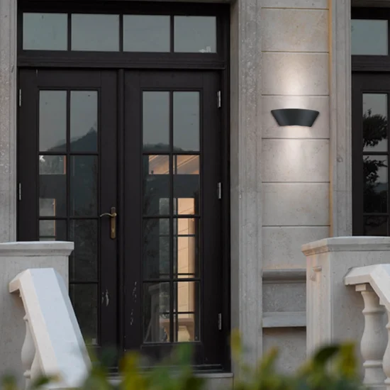 APPLIQUE LED ALL'ESTERNO 2 W + 5,5 W 3000K ANTRACITE IP54 APRICOT 2