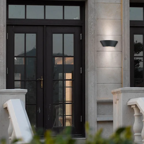 APPLIQUE LED ALL'ESTERNO 2 W + 5,5 W 3000K ANTRACITE IP54 APRICOT